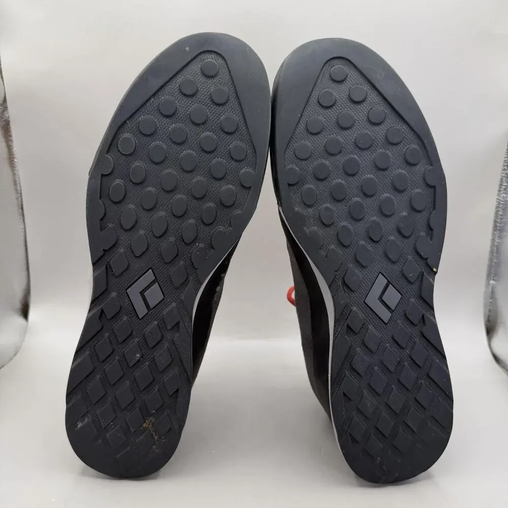 Black Diamond Technician Approach Shoes Mens 12 Gray Red Trail Climbing Sneakers